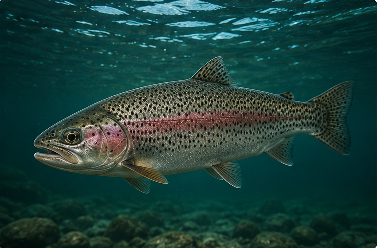 Trout feed by Fitall – Premium extruded aquafeed for rainbow trout
